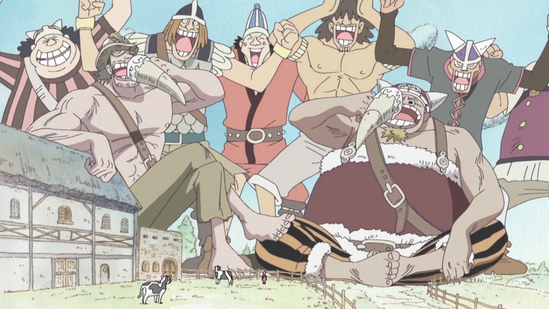 Pole Shift may have also affected the size of the giants in One Piece (Image via Toei Animation)